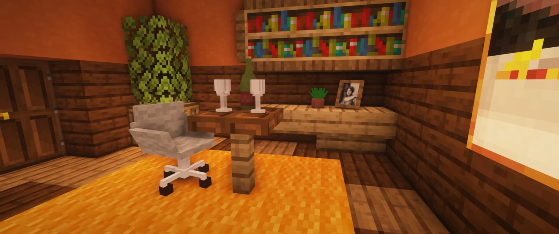 Minecraft Screenshot showing the 3D Models of the Datapack