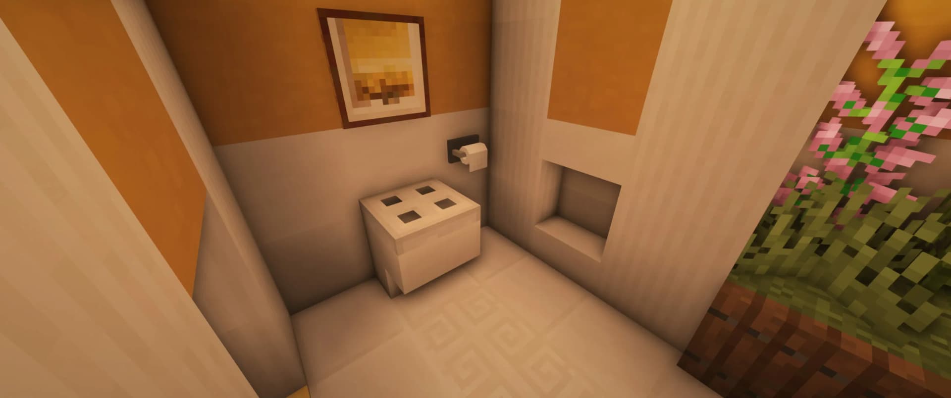 Minecraft Screenshot showing the 3D Models of the Datapack