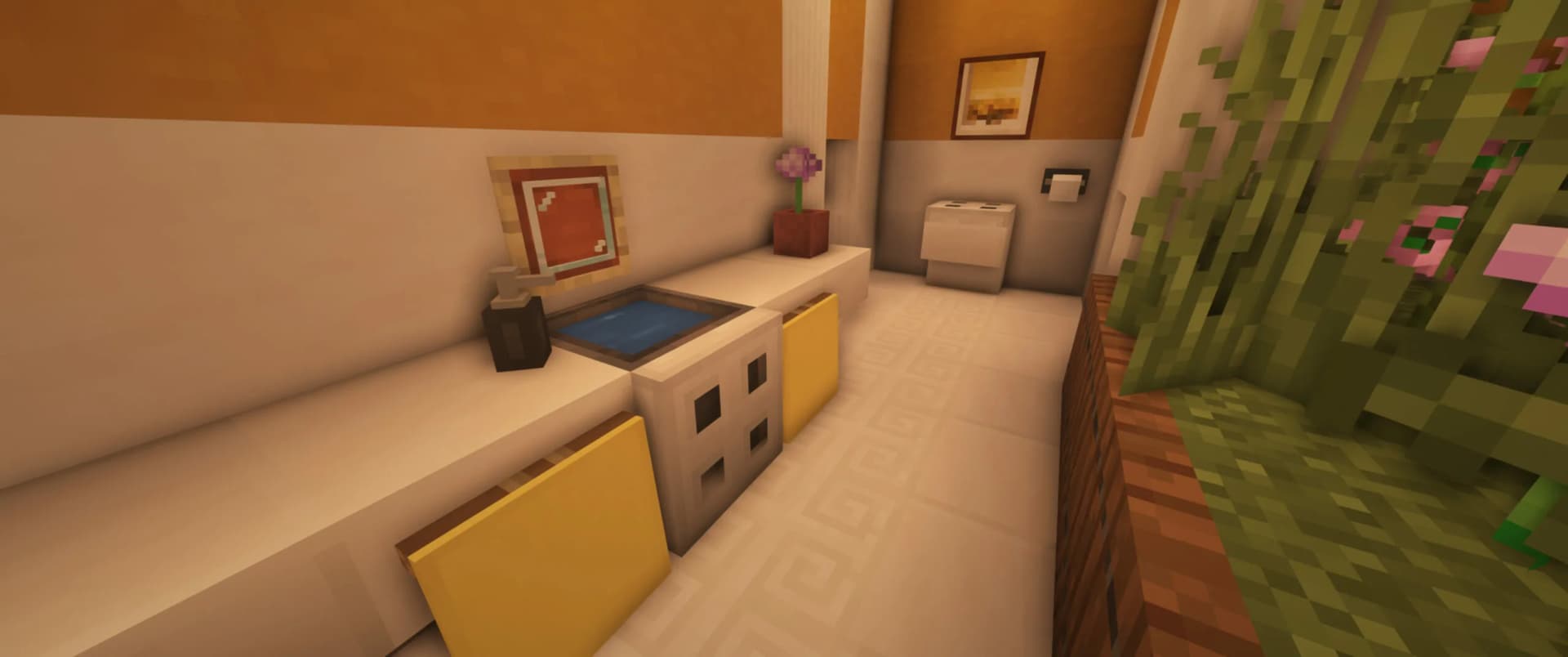 Minecraft Screenshot showing the 3D Models of the Datapack