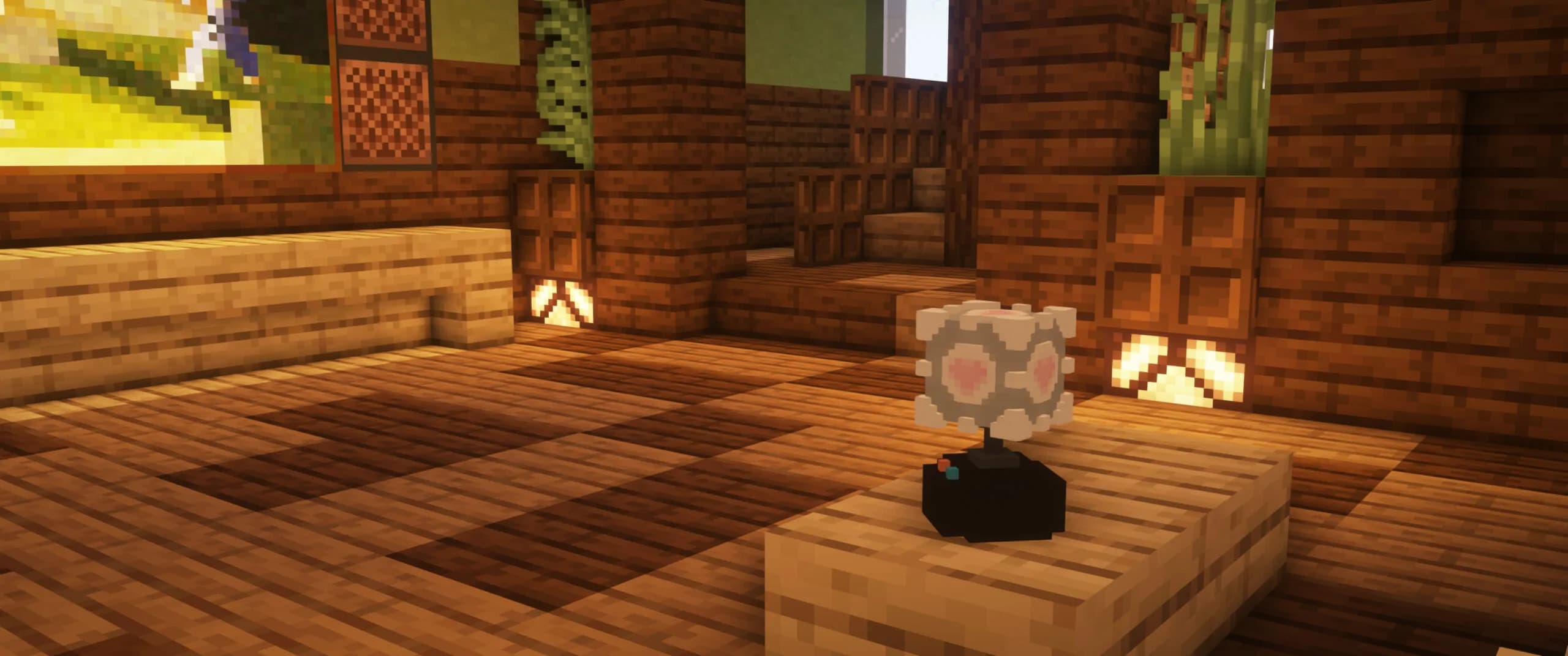 Minecraft Screenshot showing the 3D Models of the Datapack